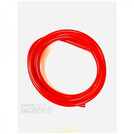 Bougiekabel 5mm racing rood 1 meter